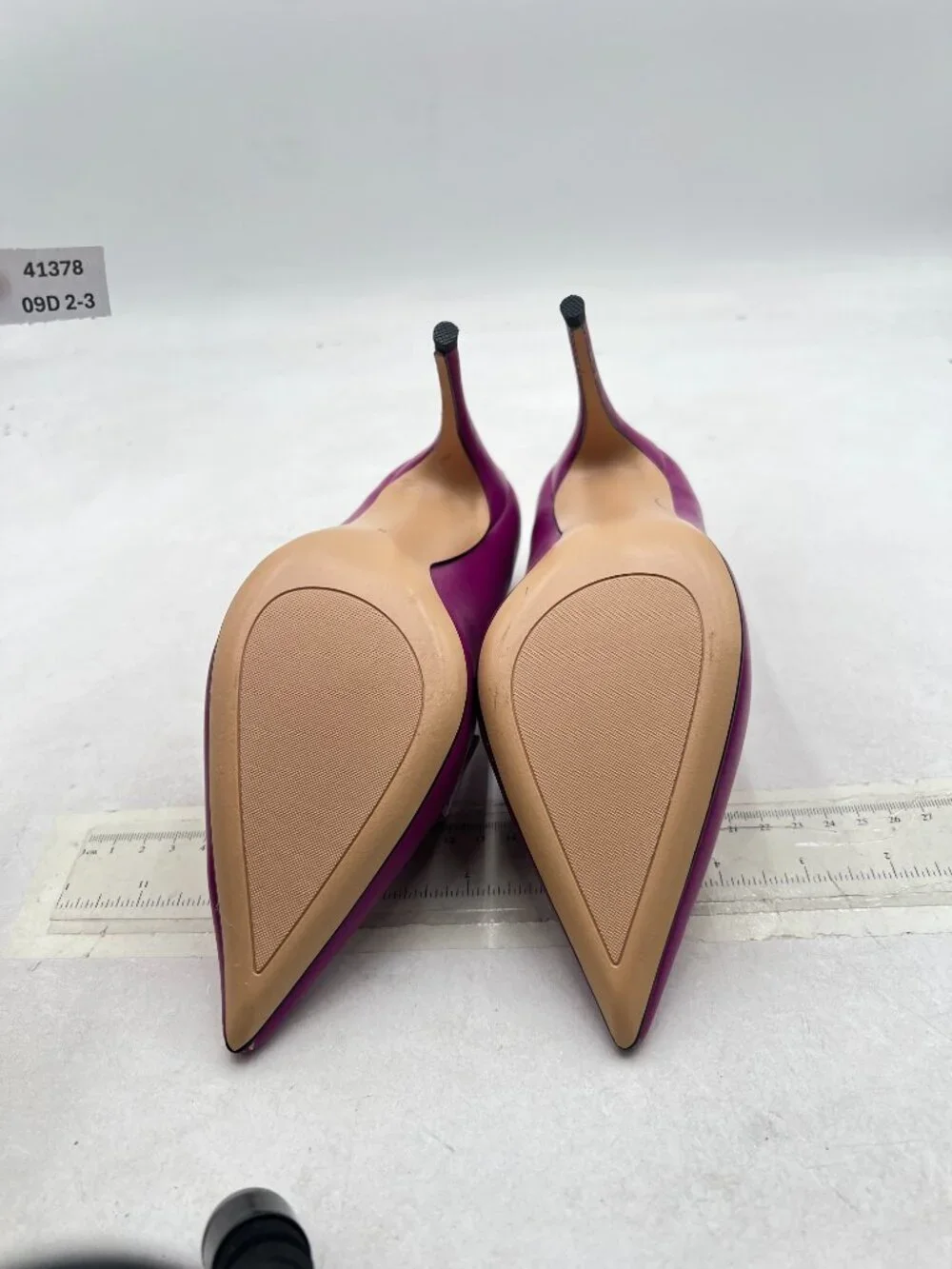 YDN Purple Stiletto High Heel Pumps Slip on Pointed Toe Loafers All Season Shoes